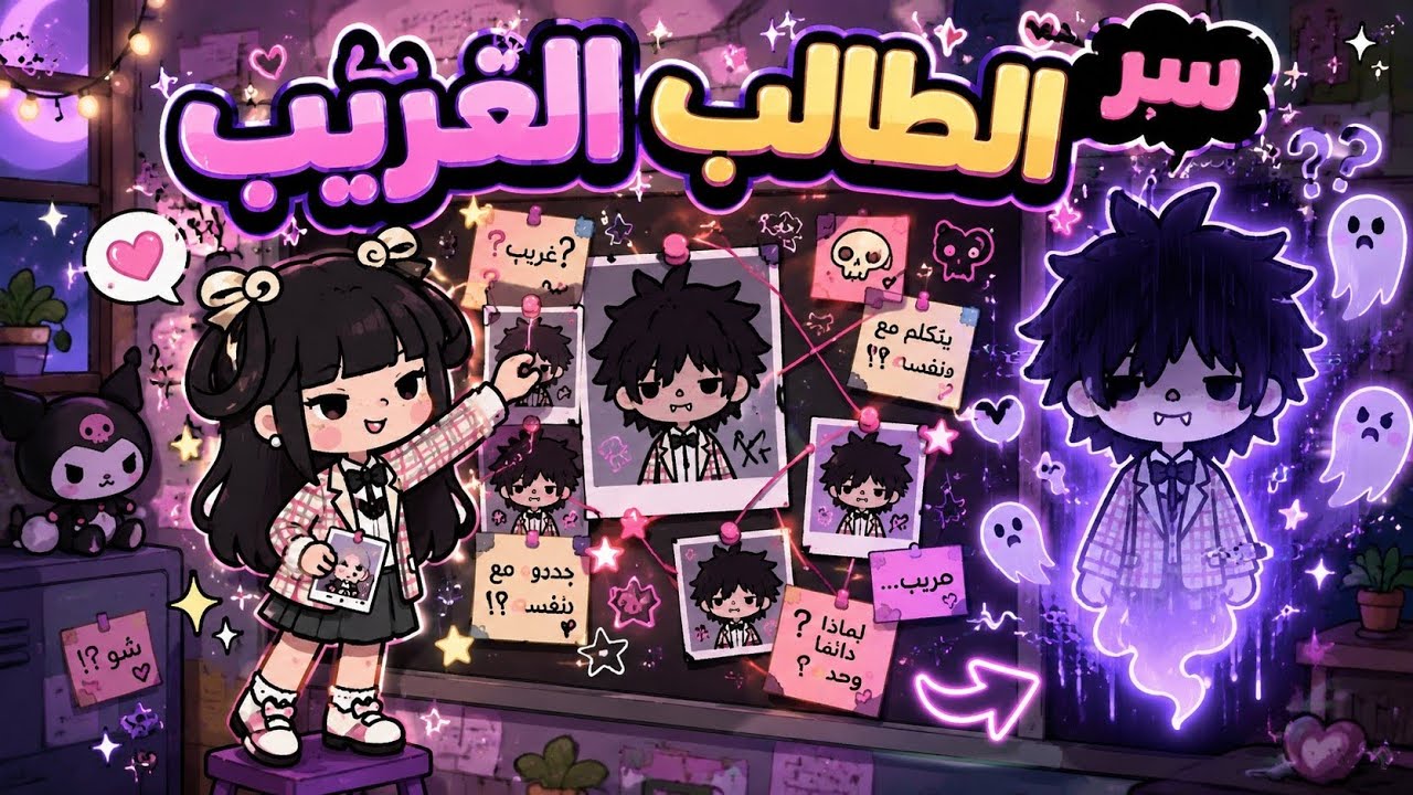 ~سر الطالب الغريب~ الحلقة 2 : هل الطالب الغريب شبح 😱✨؟ | توكا بوكا