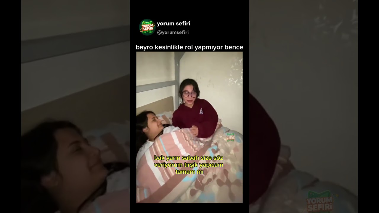 bayro kesinlikle rol yapmıyor bence😅