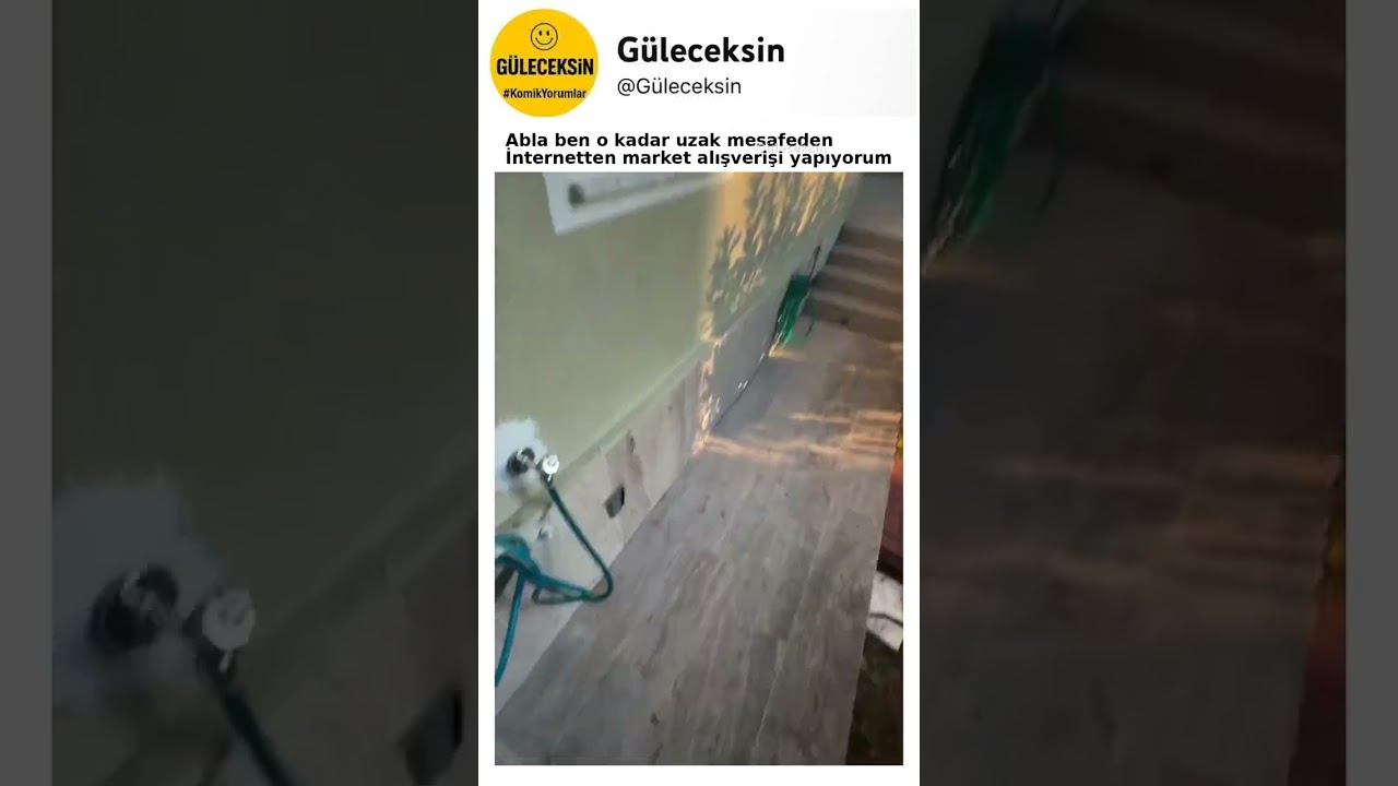 Abla ben o kadar uzak mesafeden
İnternetten market alışverişi yapıyorum