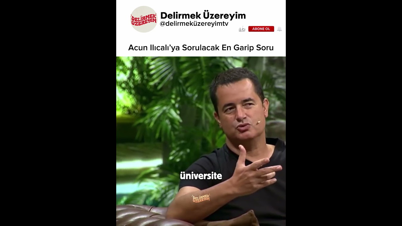 Acun Ilıcalı’ya Komik Soru 😂 #acunılıcalı #beyazshow #shorts