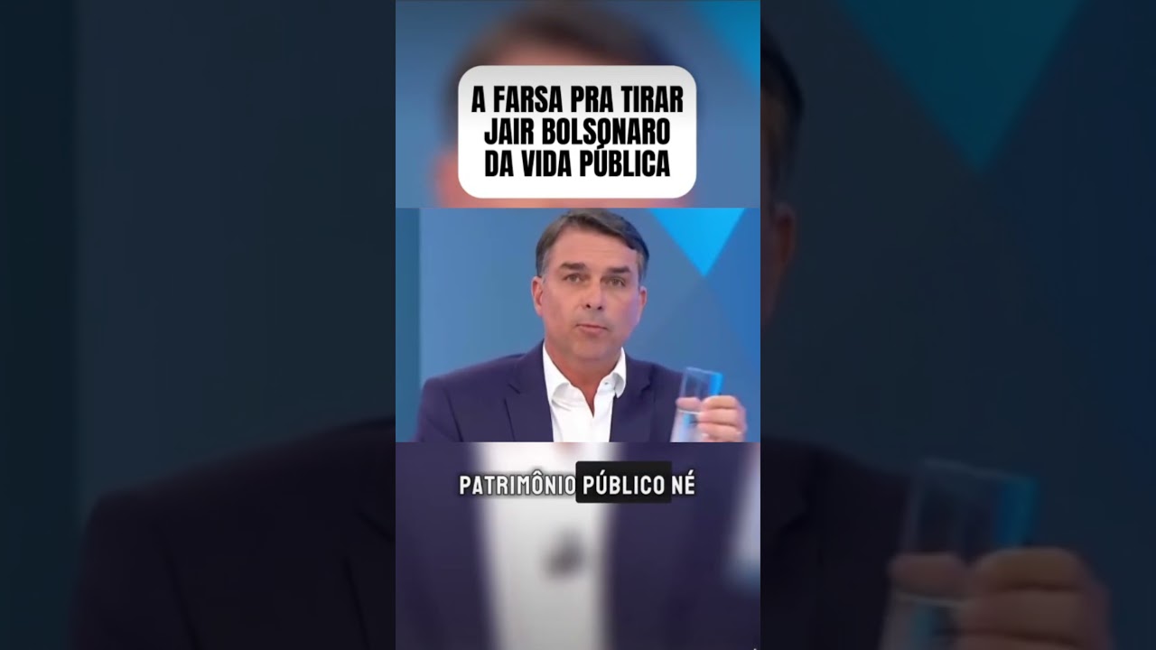 Flávio aponta fraude contra Bolsonaro na sabatina da Globo