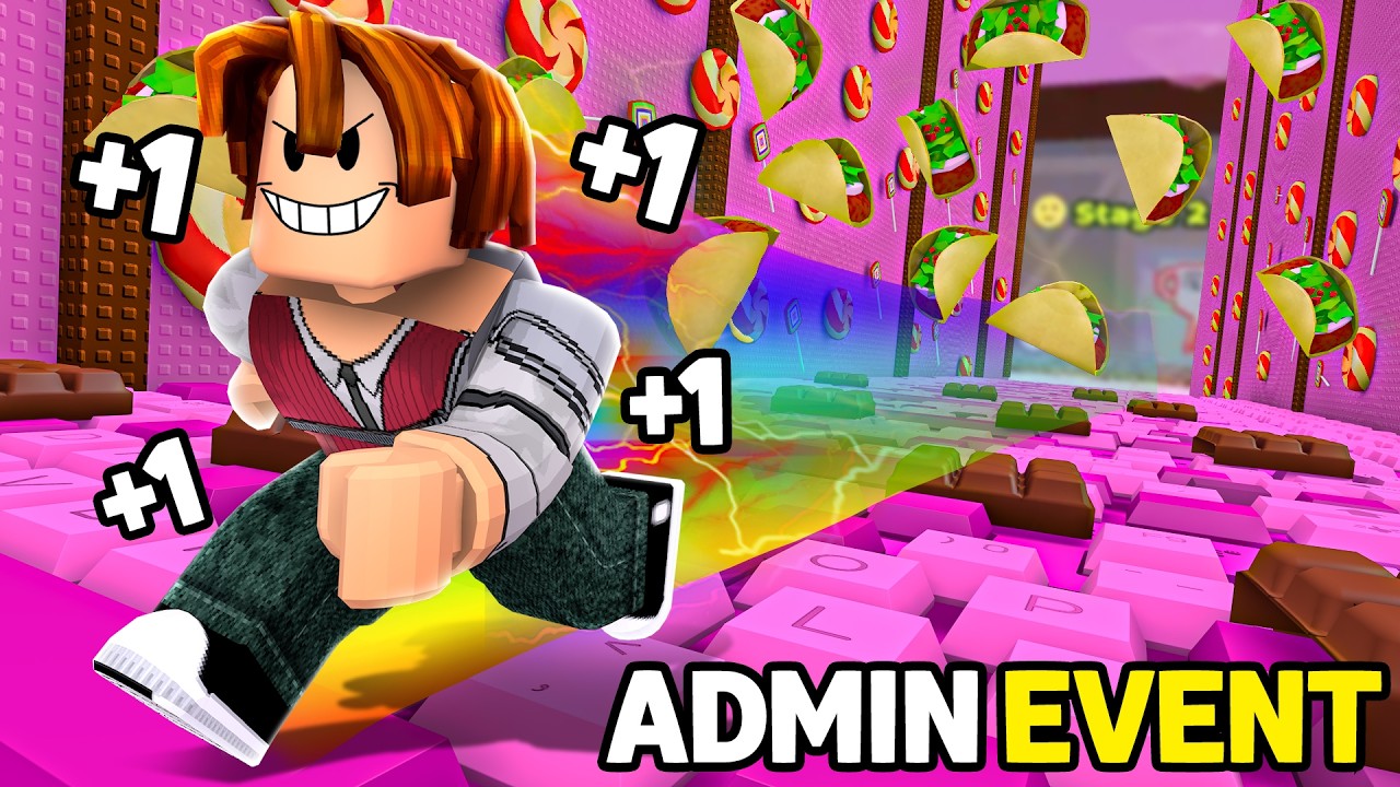EVENTO DE ADMIN NO PARKOUR DE TECLADOS DE DOCE E CHOCOLATE