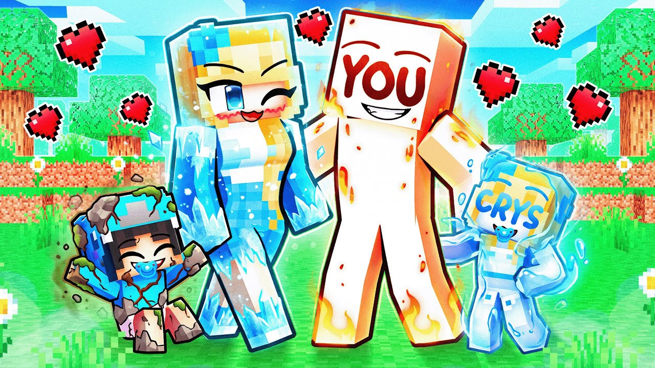 You Have A ELEMENTAL Family in Minecraft!