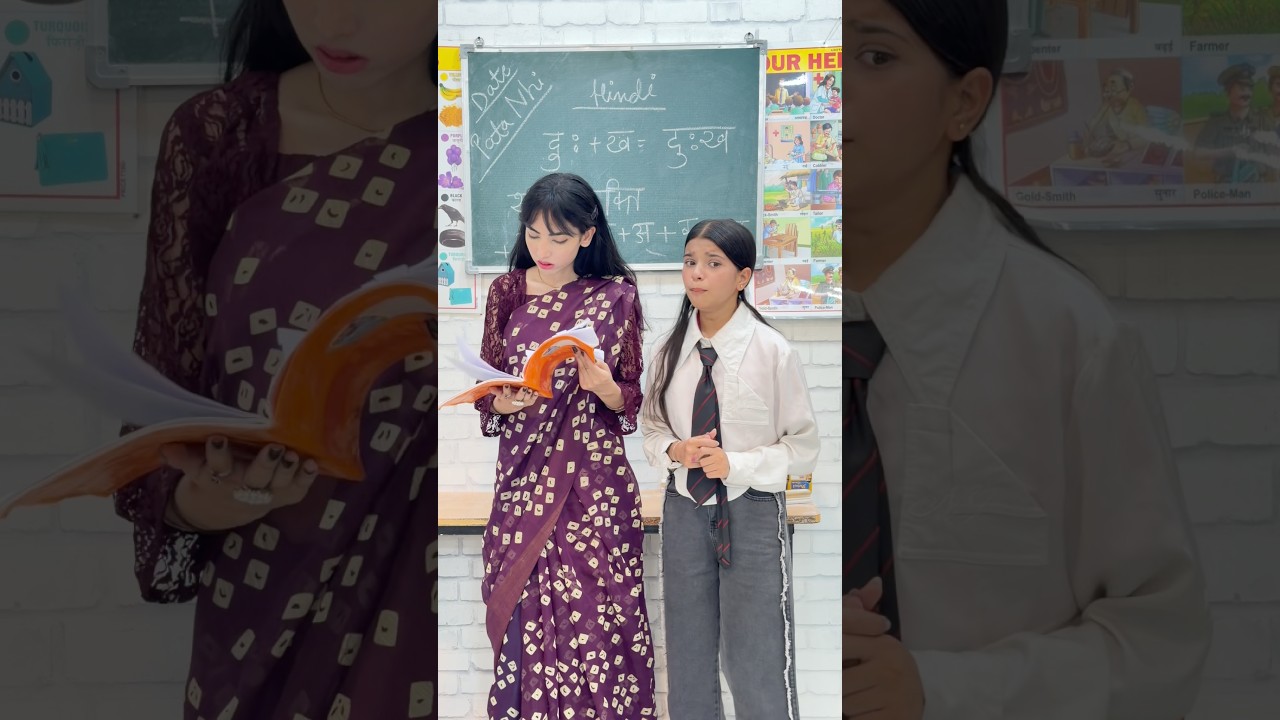 Does Simran have elephant tusks?🐘😱|Simran Makhija| #shorts #school #schoollife #comedy #funny