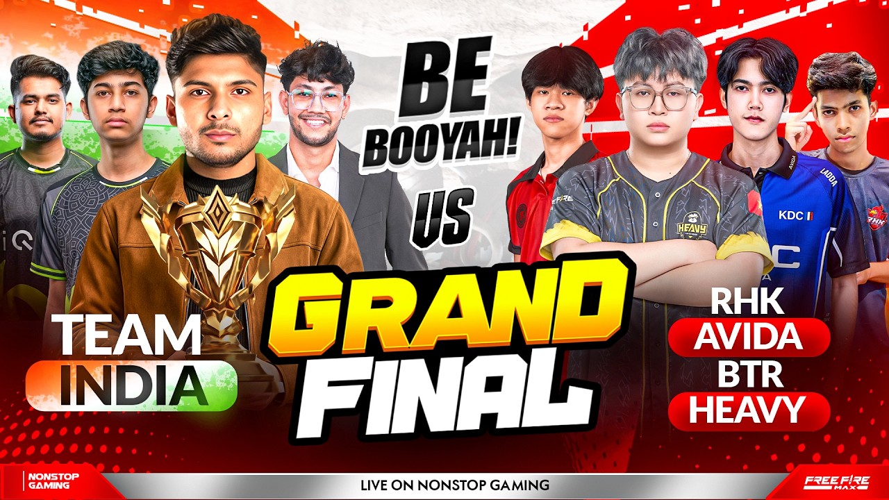 BE BOOYAH GRAND FINALE CHAMPION RUSH 🥶🔥 || TEAM INDIA 🇮🇳 vs RHK WAG BTR, FLASH, AVD  #nonstopgaming