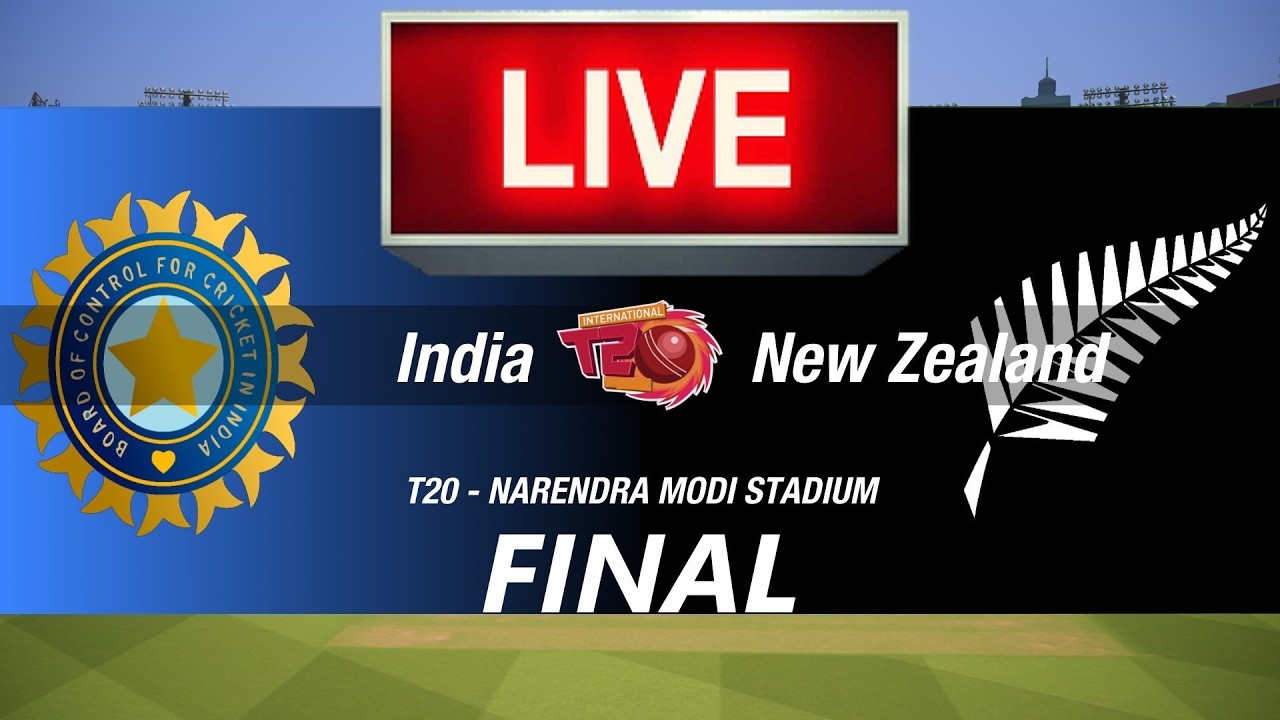 🛑FINAL LIVE- INDIA vs NEW ZEALAND🛑T20 WORLD CUP 2026🛑IND vs NZ🛑CRICKET 26 GAME🛑LIVE MATCH STREAMING🏏
