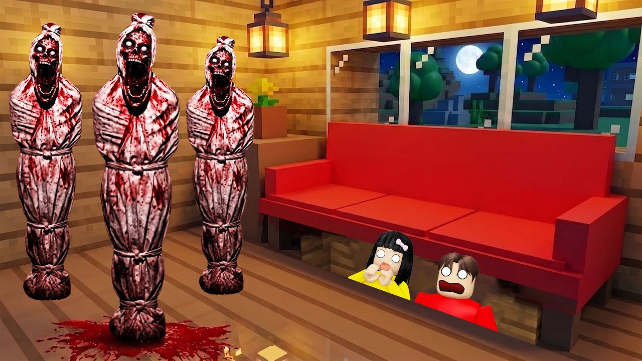 Yuta Mio Sembunyi Dibawah Sofa Dari POCONG KETUK PINTU VIRAL | ROBLOX