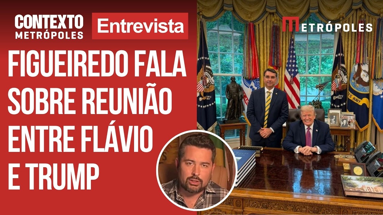 Íntegra: Paulo Figueiredo revela o que Flávio Bolsonaro discutiu com Trump em reunião