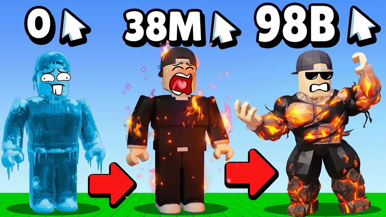 Clicking 1,528,719 Time in Roblox 1 CLICK = 1 HEAT