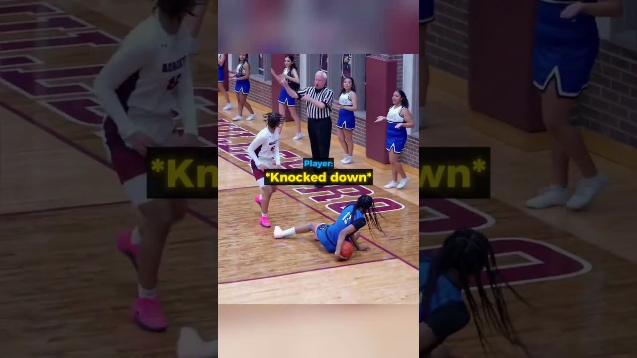 She got instant KARMA in the next play 😭