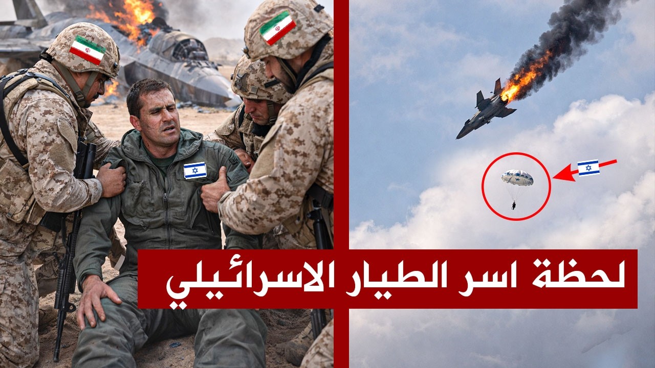 الجيش الايراني يسقط مقاتلة اف 35 ويأسر الطيار ، والطيار يعترف باعترافات مفاجئة