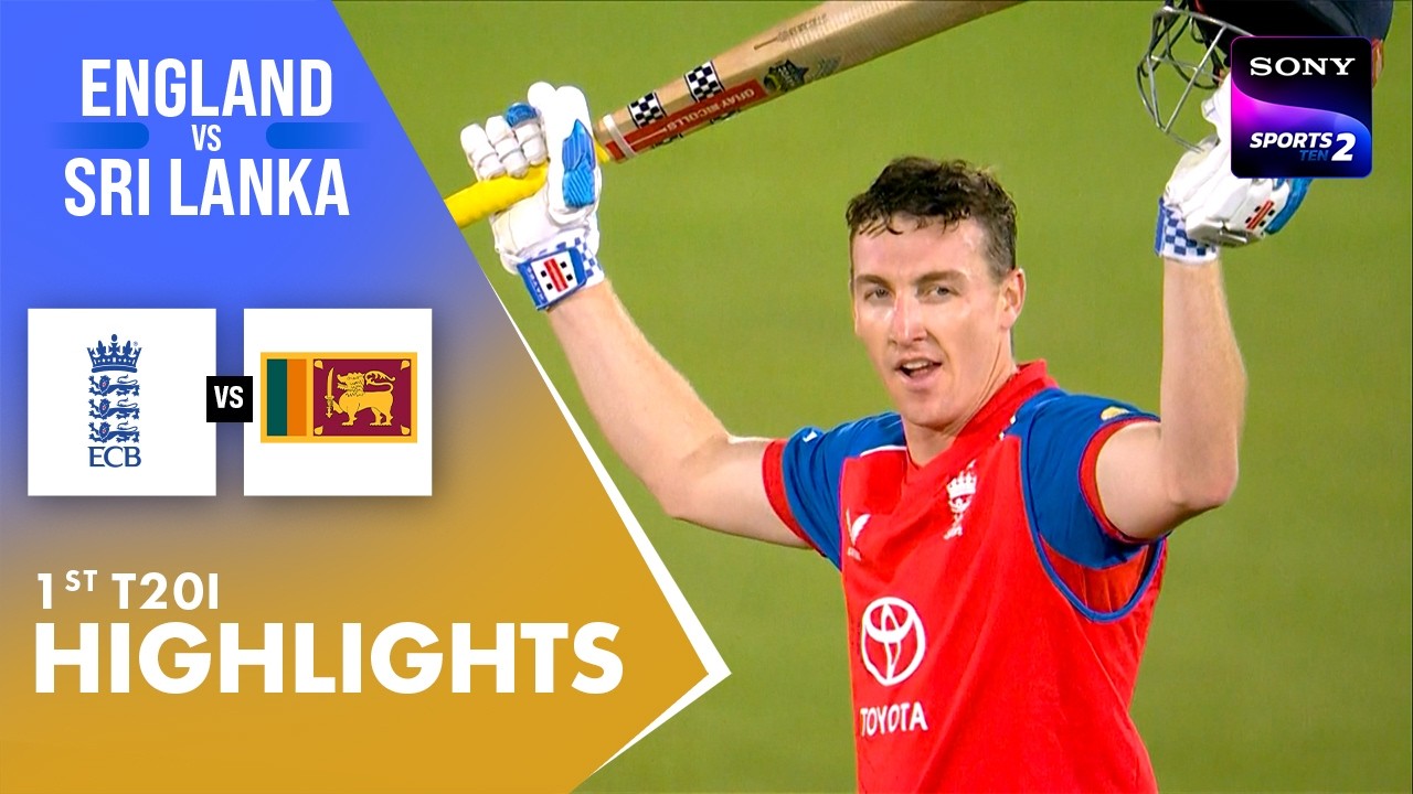 Brook's Masterclass Outshines The Lankans | 1st T20 | Highlights | ENG vs SL 2026