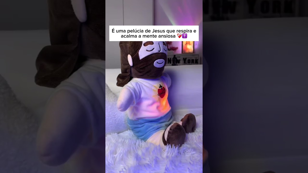 Eu amo meu pelúcia de Jesus que respira 🥹❤️ #cristovive #jesusteama #caminhoparaumavidamelhor