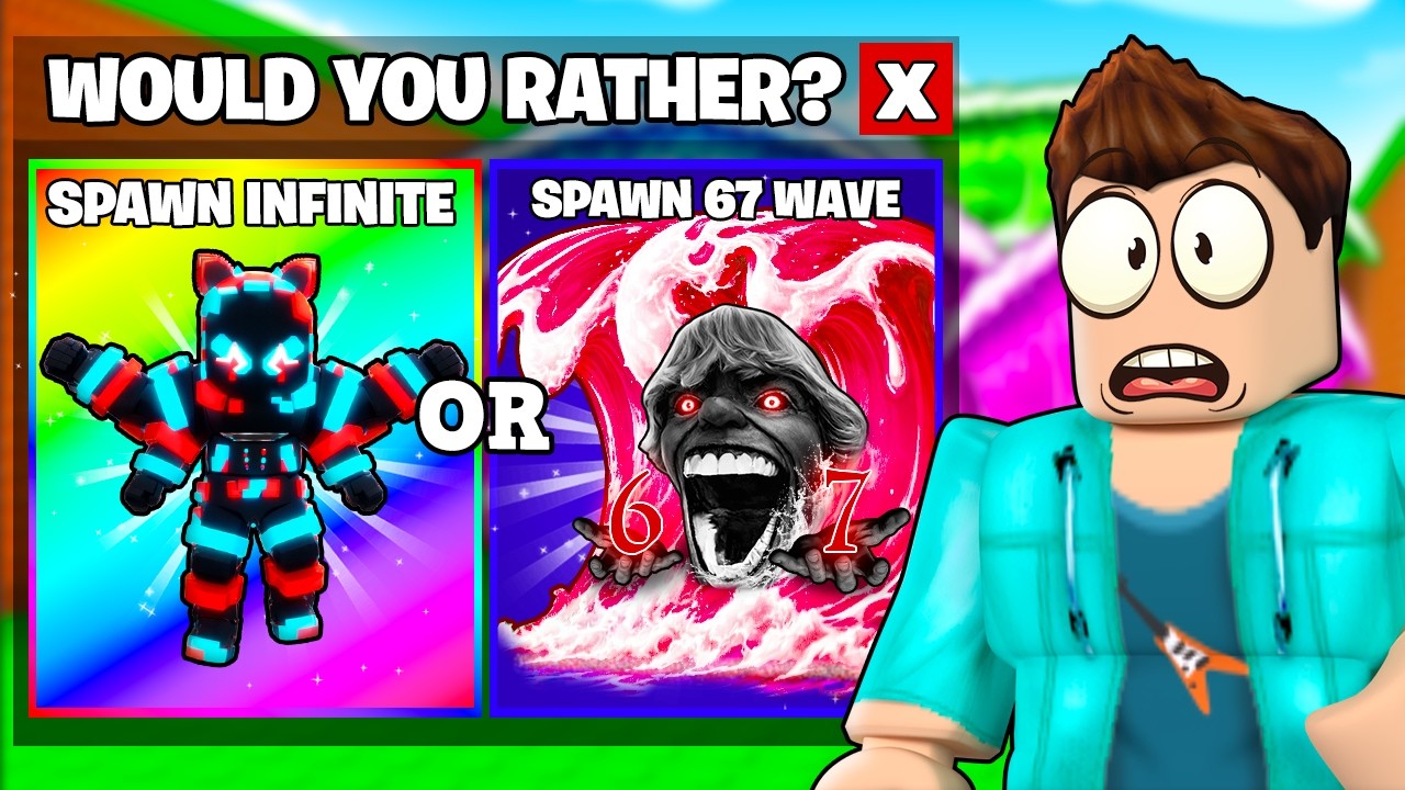 EXTREME WOULD U RATHER CHALLENGE IN ESCAPE A TSUNAMI ROBLOX !!