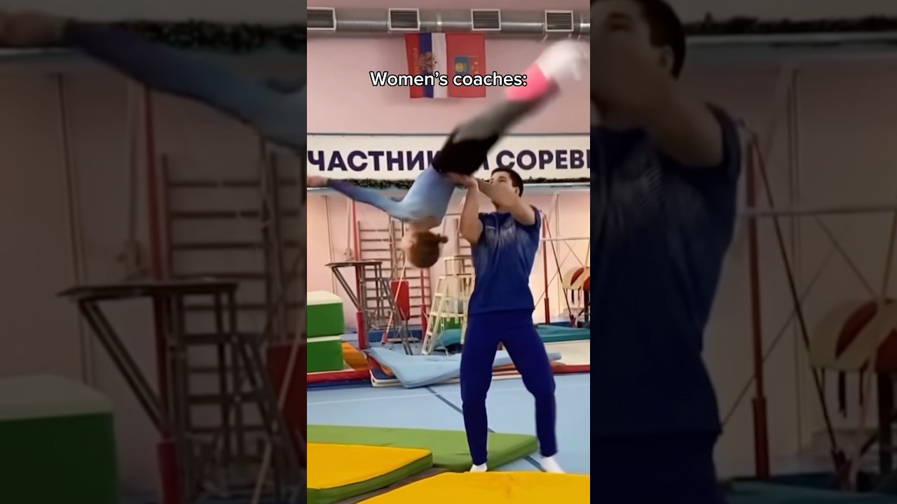 Women’s coaches mean business 😳 (i love my cosches) #olympics #gymnastics #gymnast #olympic #coach