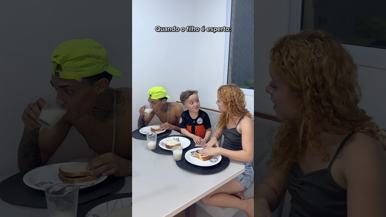 Será que puxou a malandragem de quem?😂
