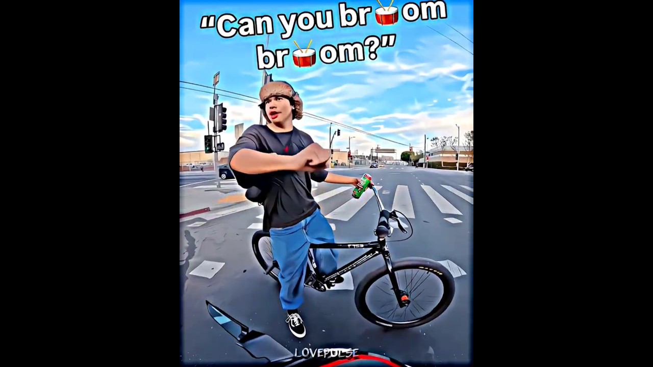 This Biker Girl Let the Boy Rev Her Bike 🥰