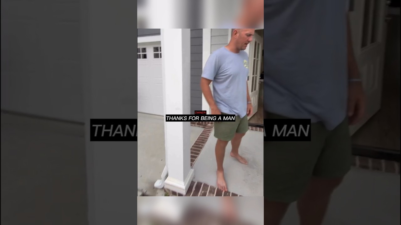 Biker Owns Up To His Mistake