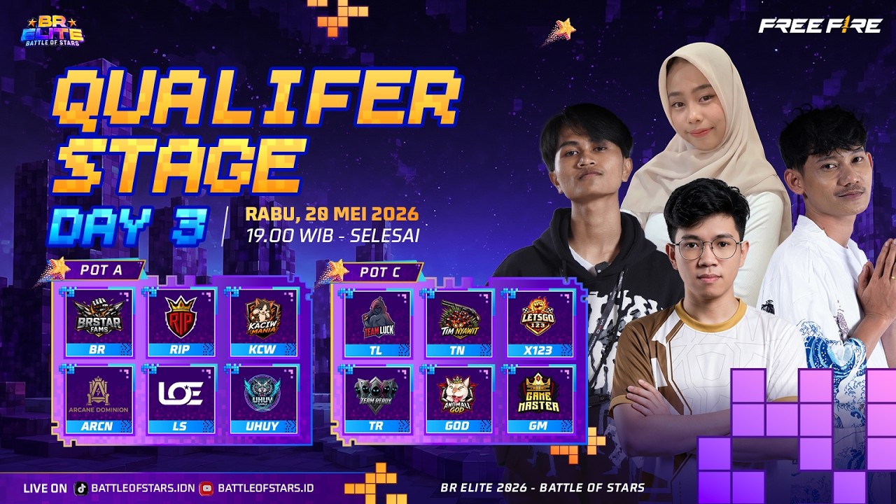 BR Elite Qualifier Stage Day 3 - AC | Battle of Stars