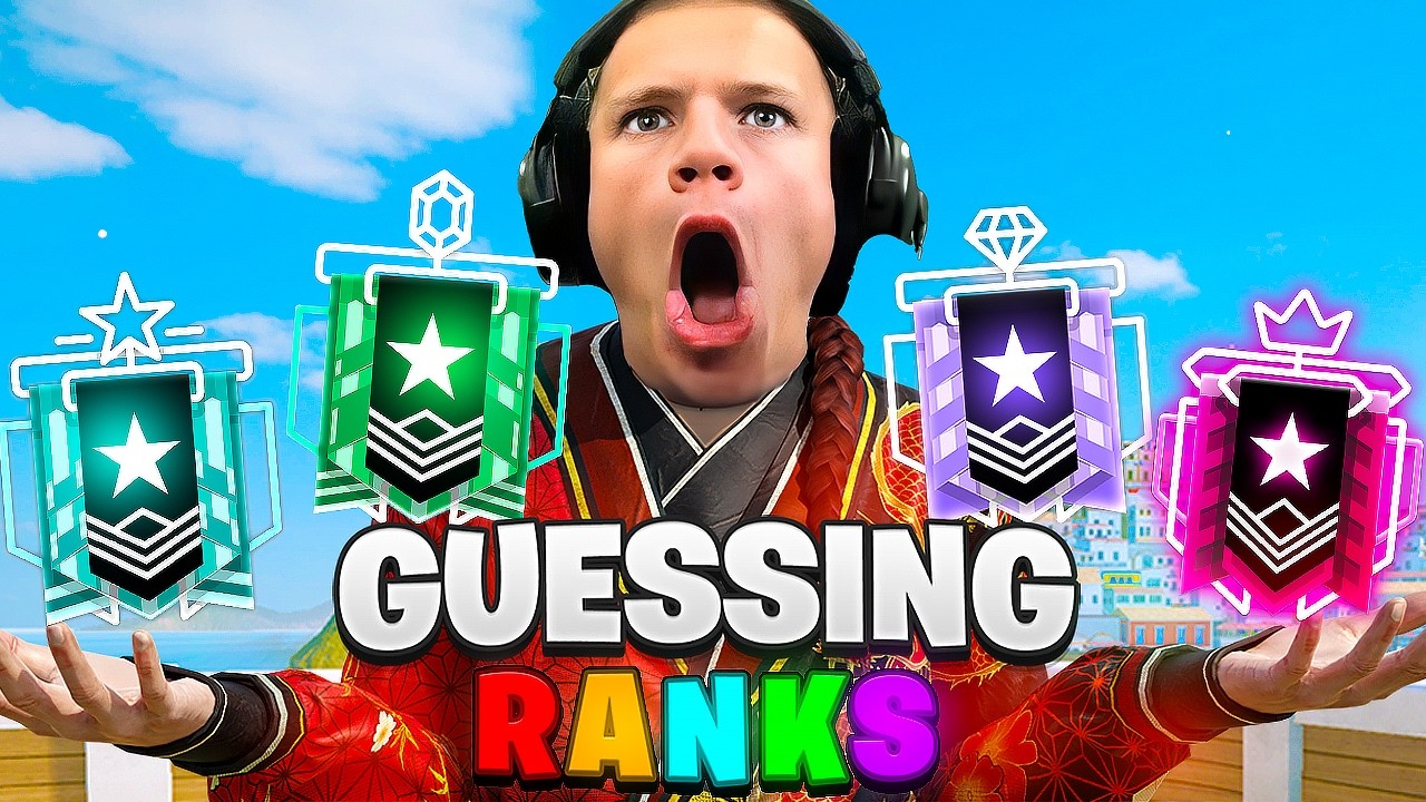 INSANE GUESSING RANKS (Rainbow Six Siege)