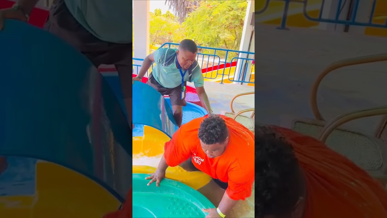 هولاء شباب رايحين لمدينه الالعاب 🤣💔 بس السمين كسر المرجوحه 😡💔 #shorts