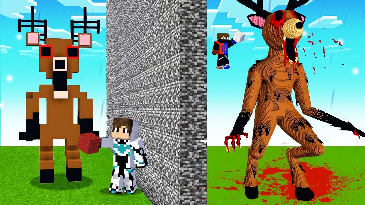 I Cheated in Scary 99 Nights Deer Build Battle Challenge