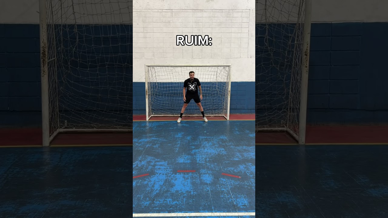 Ruim, bom e melhor!!! #goleiro #futsal #dicas