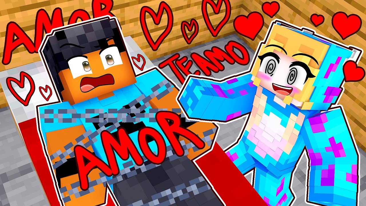 Fui CAPTURADO por uma FÃ LOUCA APAIXONADA no Minecraft