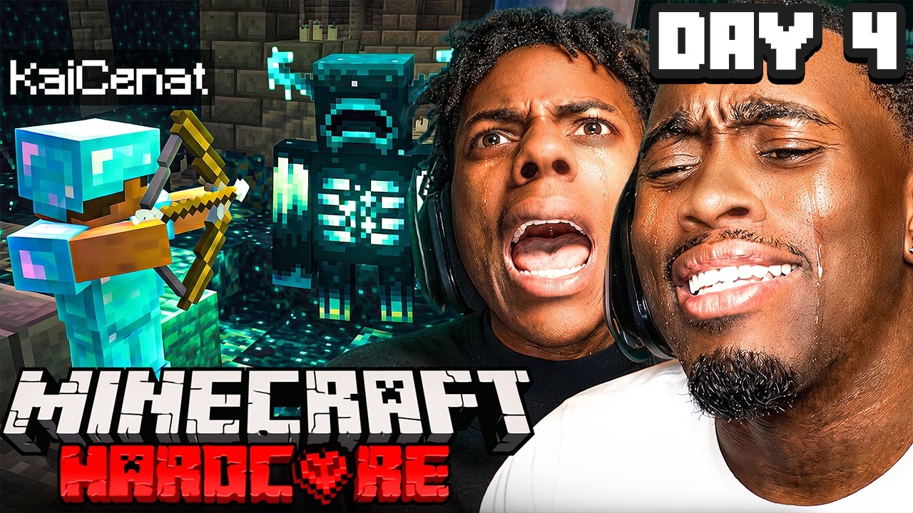 KAI & SPEED HARDCORE MINECRAFT MARATHON ⛏️🧱 BEATING ALL BOSSES | DAY 4 PART 2