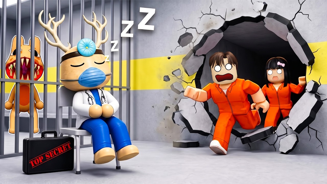 Yuta Mio Kabur Dari Penjara Anomali Dr Harlow Animal Hospital | ROBLOX