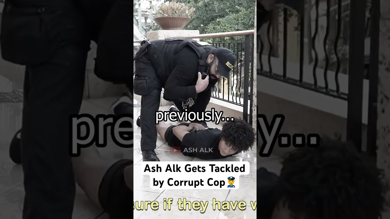 10 Cops Tackled & Arrested Me.. 💀👮 via: @AshAlkk