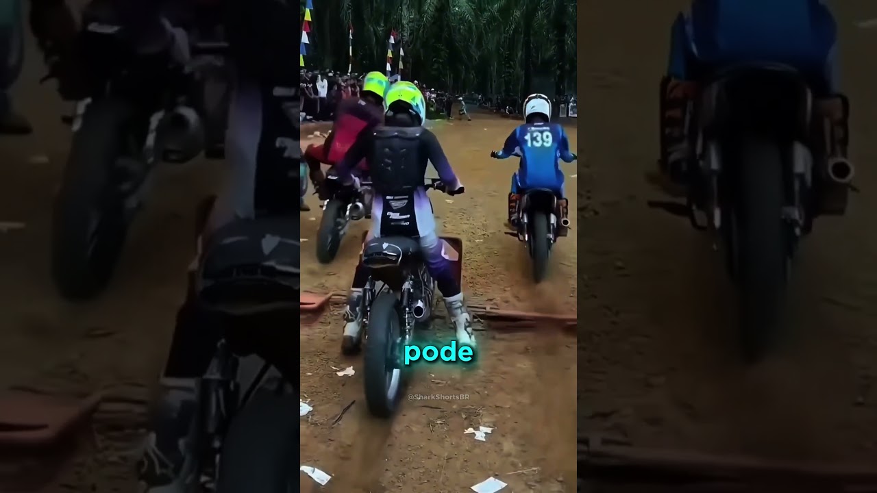 É por isso que pilotos de moto as vezes erram feio!