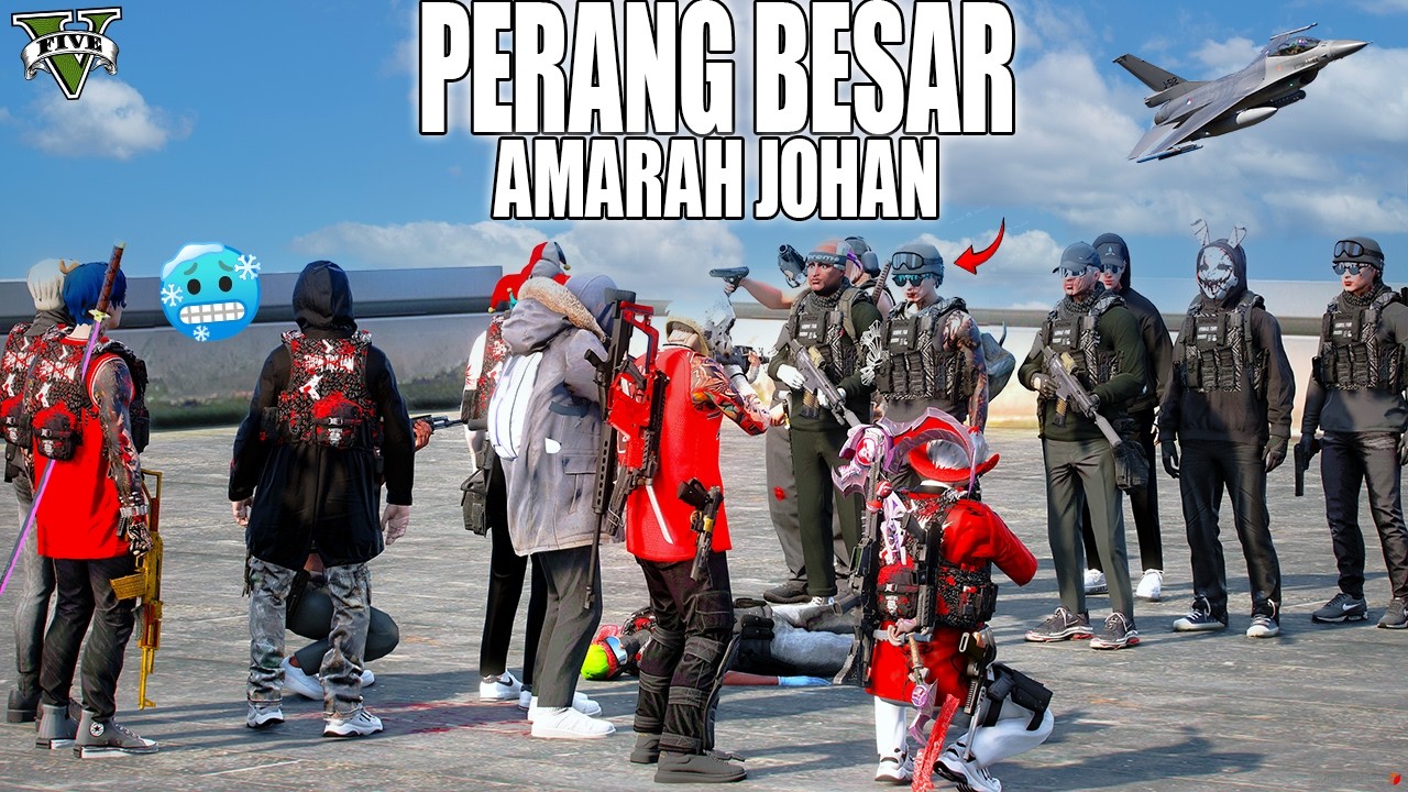 DOBRAK DI PERANGIN OLEH SEMUA KELOMPOK SURUHAN MANTAN BOS JOHAN !! GTA 5 ROLEPLAY