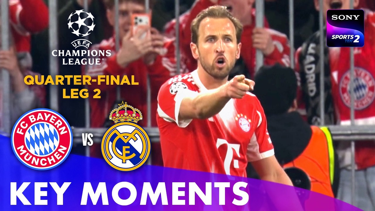 Bayern Munich vs Real Madrid | Quarter Final | Key Moments | UEFA Champions League 2026