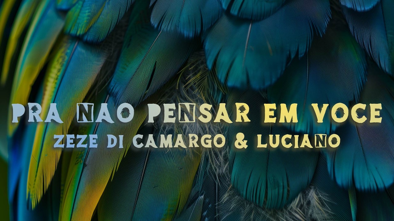 Zezé Di Camargo & Luciano - Pra Não Pensar Em Você (Lyrics/Letra)