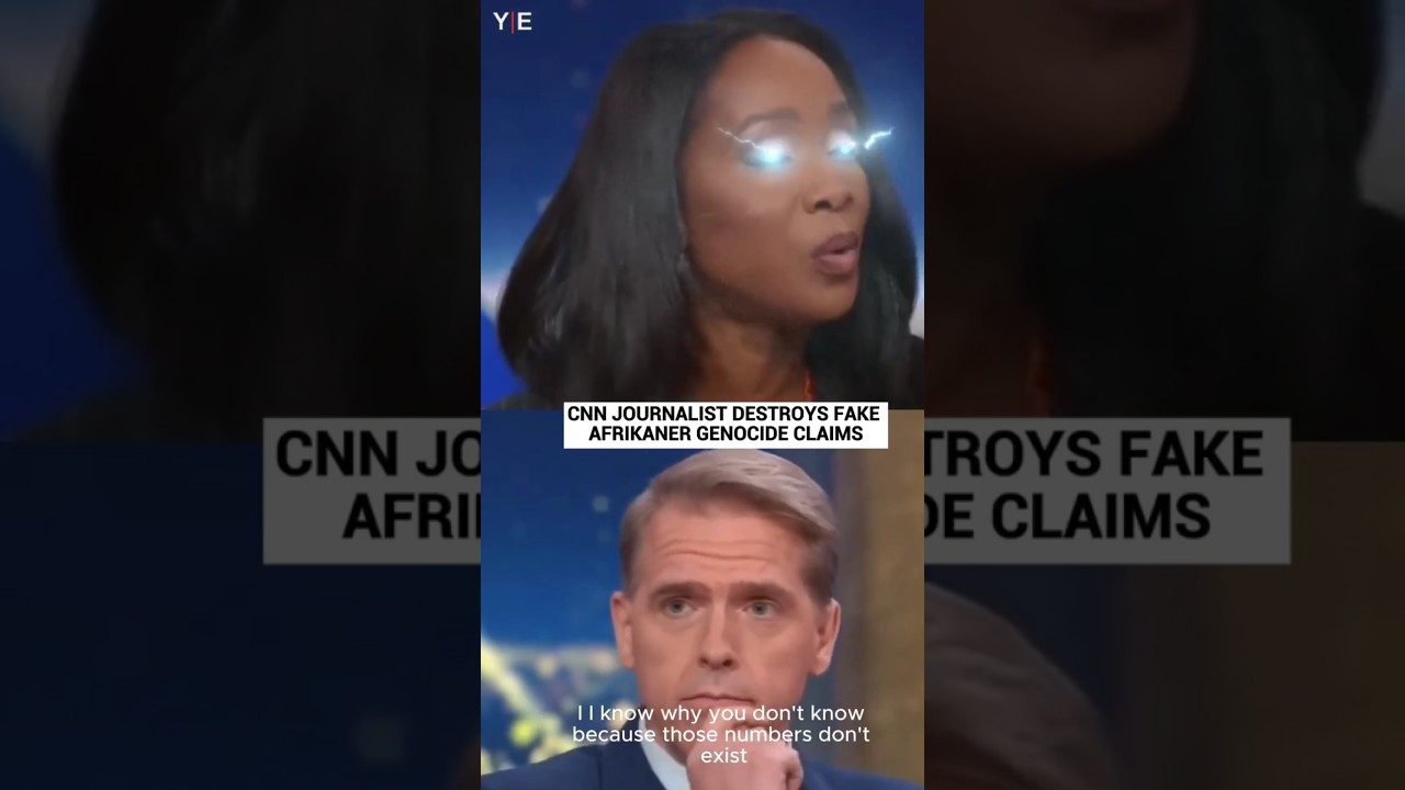 CNN Debate Takes SHARP Turn Over South Africa Claims 👀 #Politics #CNN #Shorts