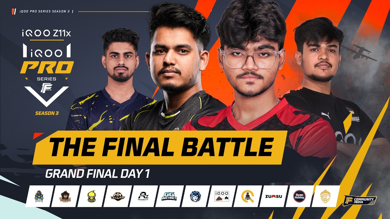 iQOO Pro Series Season 3 - Grand Finals Day 1 #iQOOProSeries #iQOOZ11x #FreeFireMax