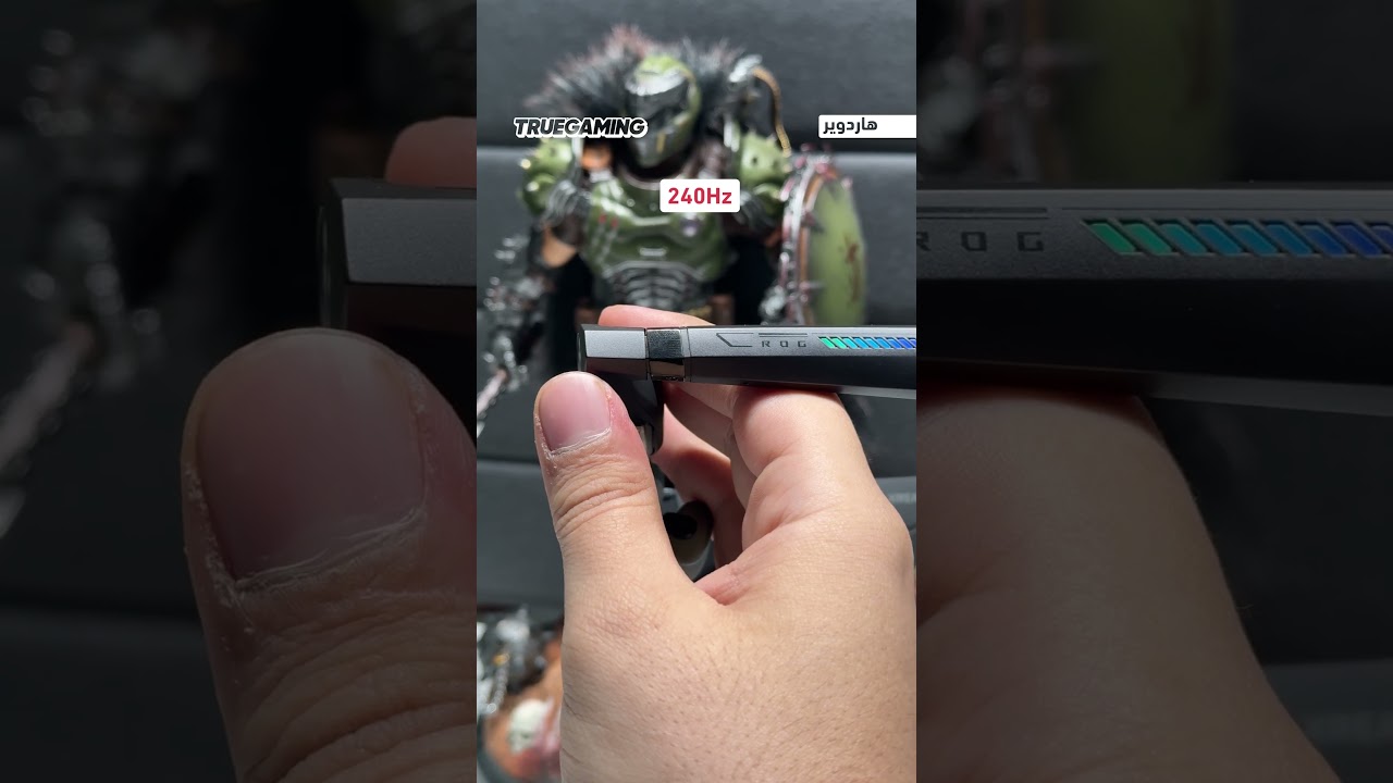 ⁨ ⁨ شوفوا يلعب بدون شاشة ؟؟؟ هذه نظارات ROG Xreal الرهيبة #rog #xreal #gaming #asus⁩⁩
