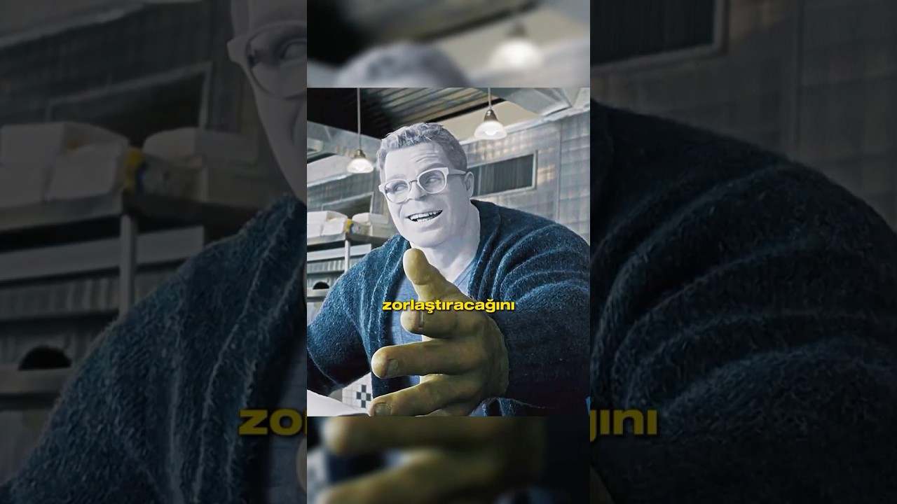 Hulk'ın bu sahnelerini bizden gizlediler!! #marvel #avengers