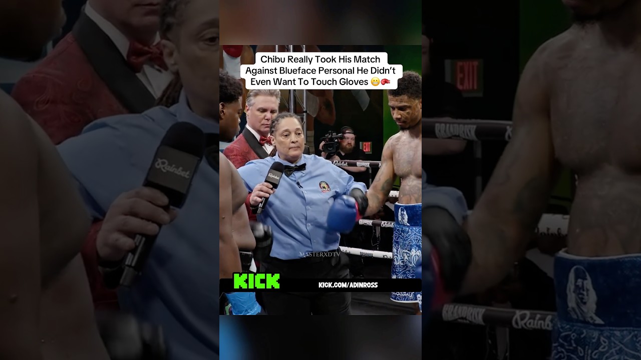 Chibu Took His Match Against Blueface PERSONAL! 😳🥊 #adinross #blueface
