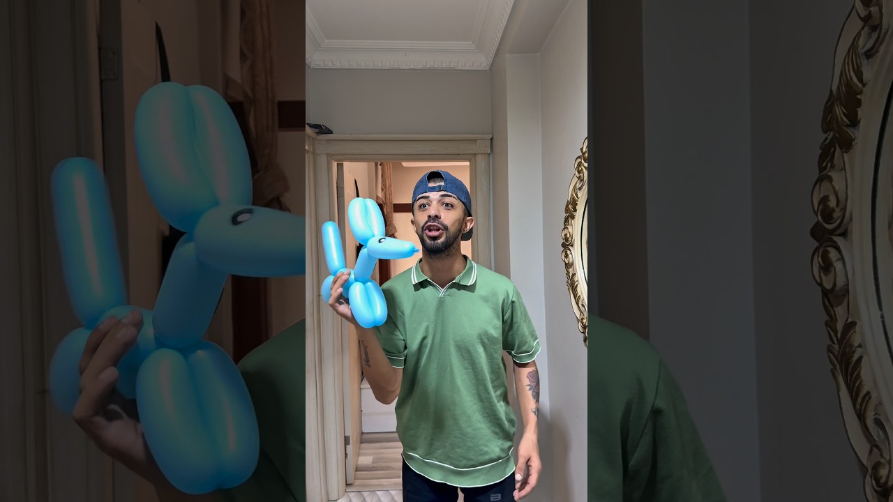 Yiğitle Balondan Şekil Yaptık Bakın Ne Oldu #shortvideo #shorts #comedy #trending