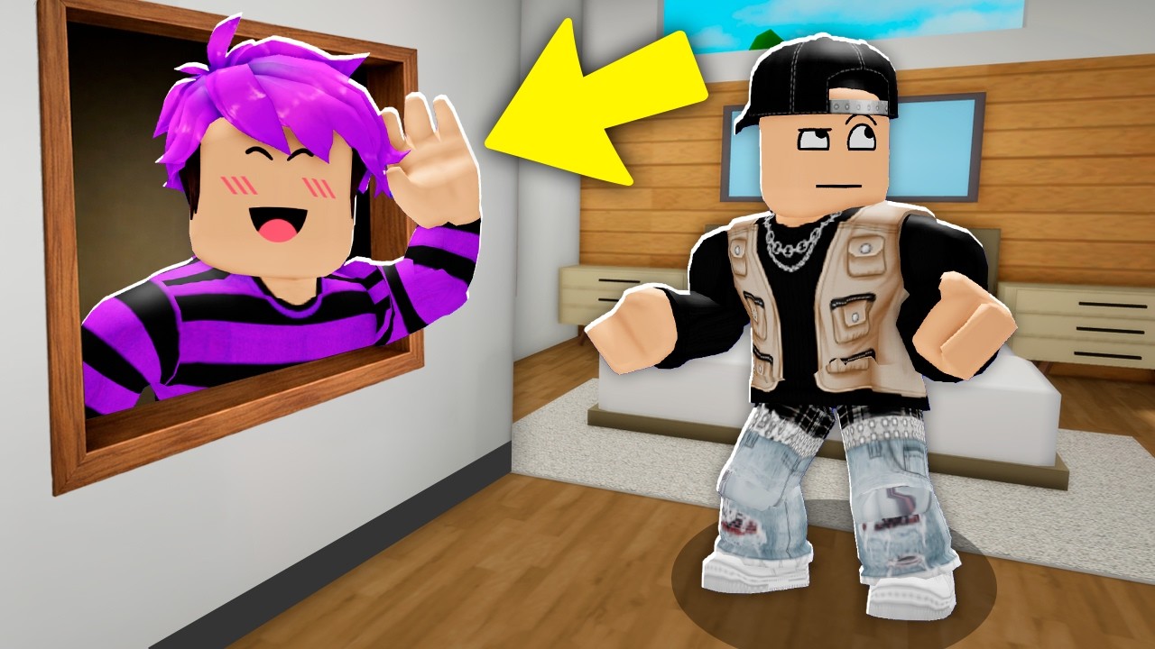 EU VIVI SECRETAMENTE na CASA DOS MEUS AMIGOS! (Brookhaven)