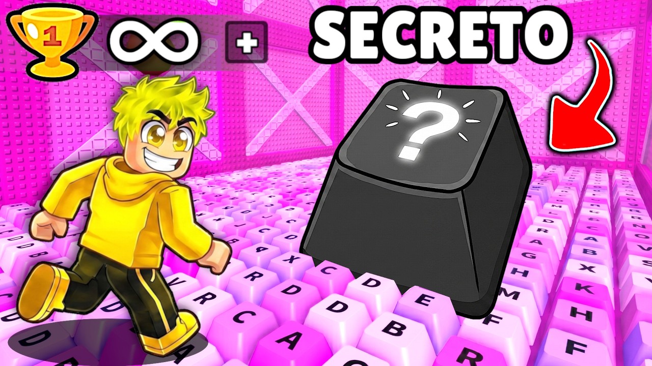 BUGUEI O MUNDO 3 COM TRUQUES SECRETOS NO PARKOUR DE TECLADOS