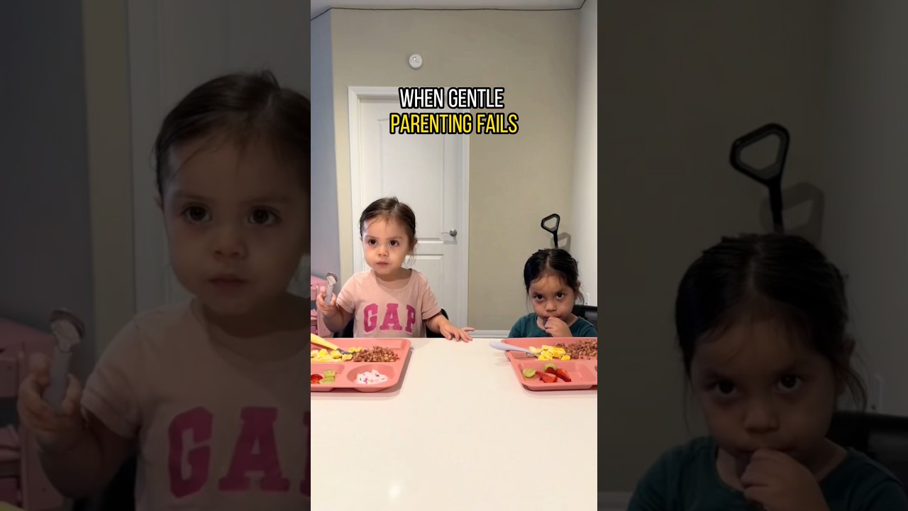 When Gentle Parenting Fails 😂 #gentleparenting #momlife #toddlerlife #parenting #shorts