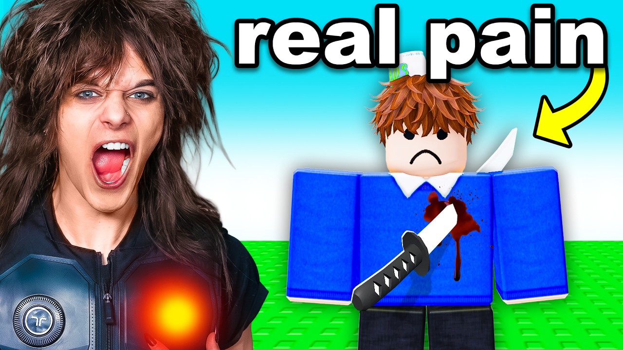Trolling YouTuber With REAL LIFE PAIN In Roblox...
