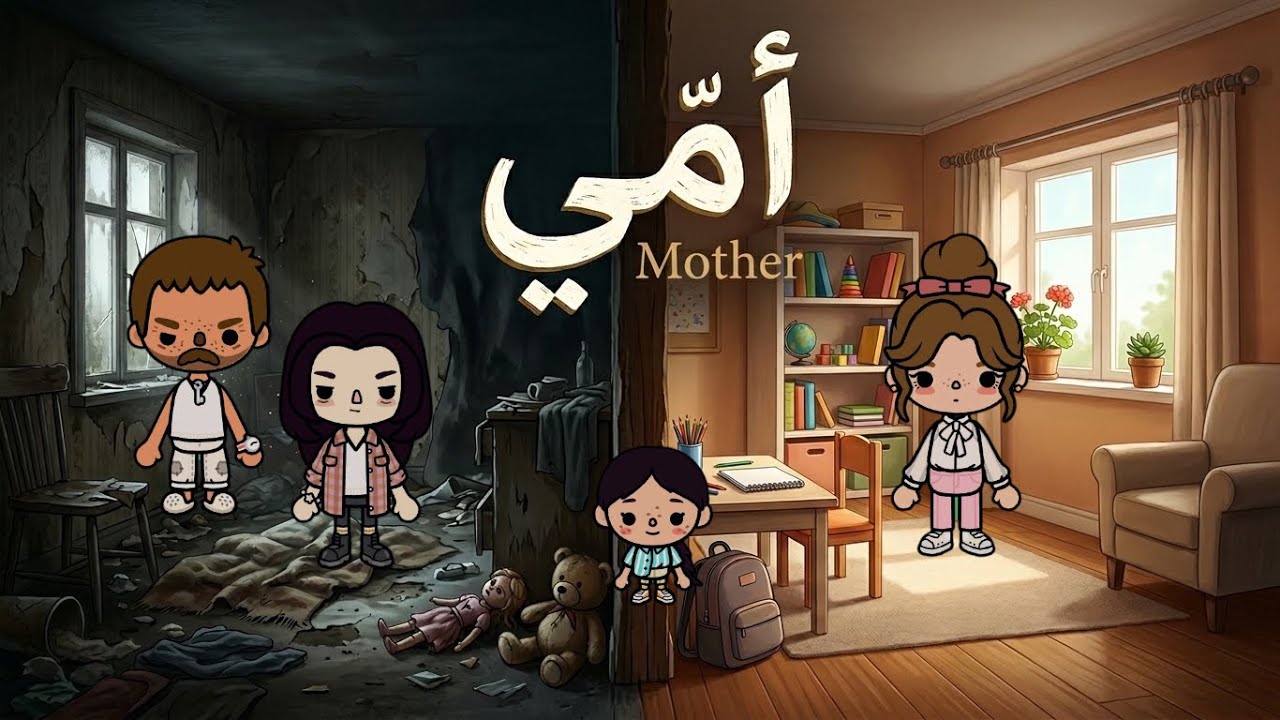 أمي 👩🏻🤱🏻💔| معاناة الطفلة رنا 😭 - قصص توكا بوكا 