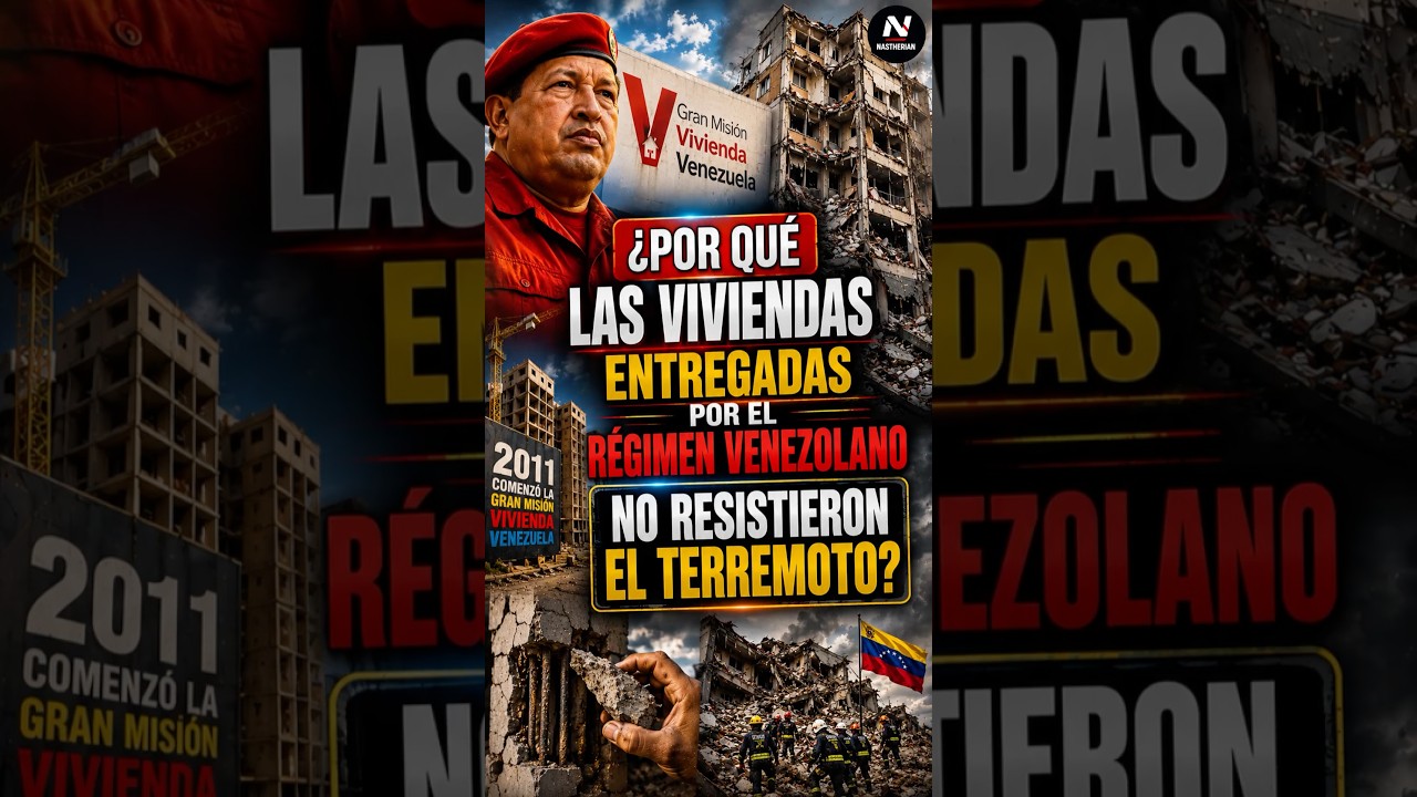 ¿Por qué las viviendas entregadas por el régimen venezolano no resistieron el terremoto?