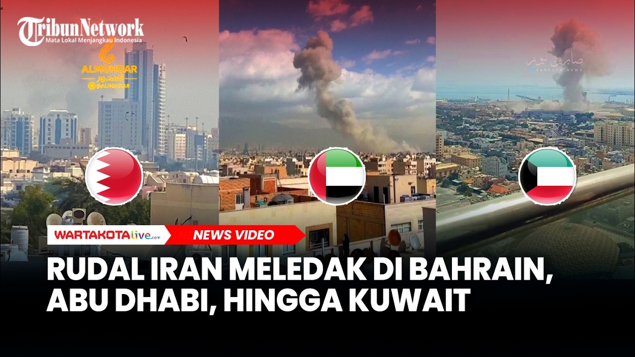 Rudal Iran Meledak di Bahrain, Abu Dhabi, Hingga Kuwait