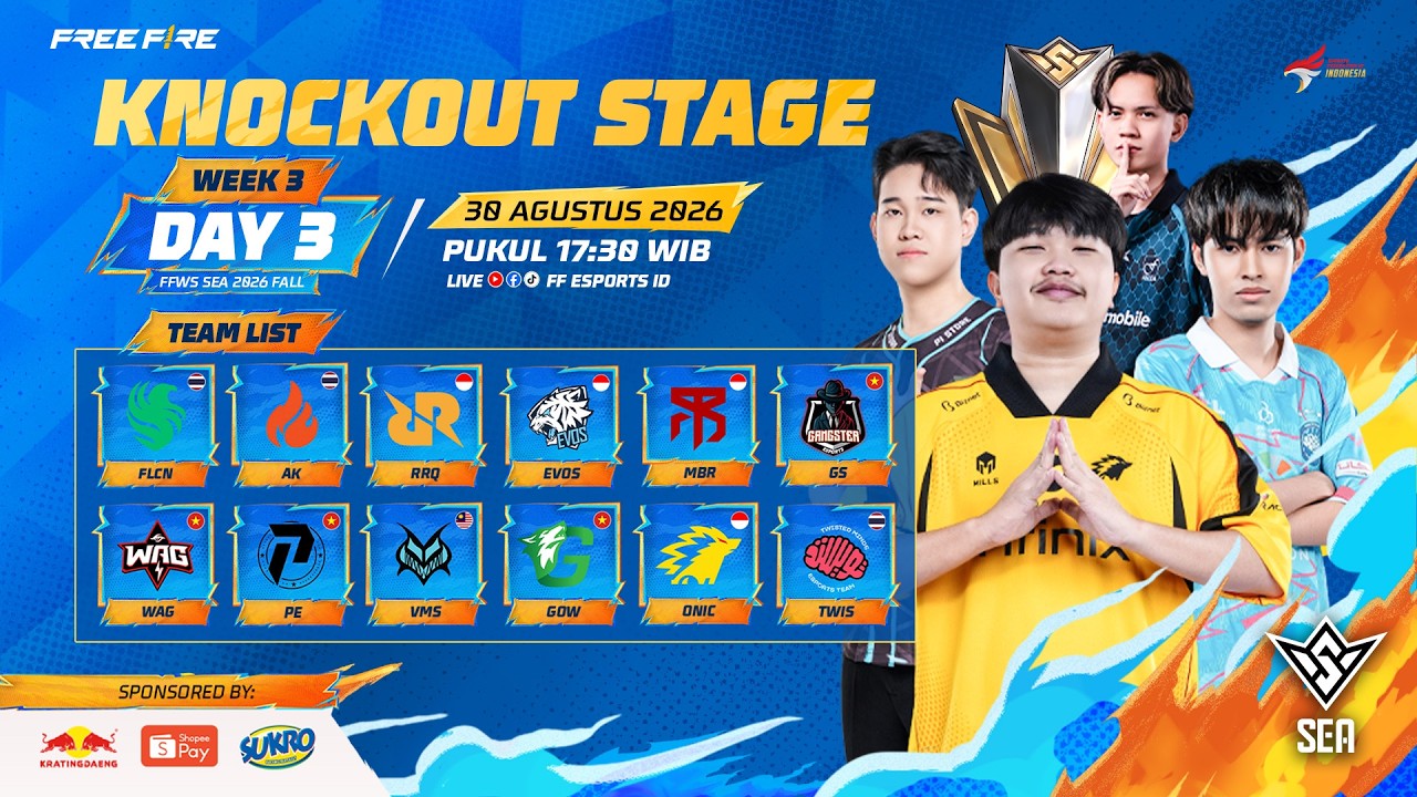 [ID] FFWS SEA 2026 FALL | Knockout Stage - Week 3 Day 3