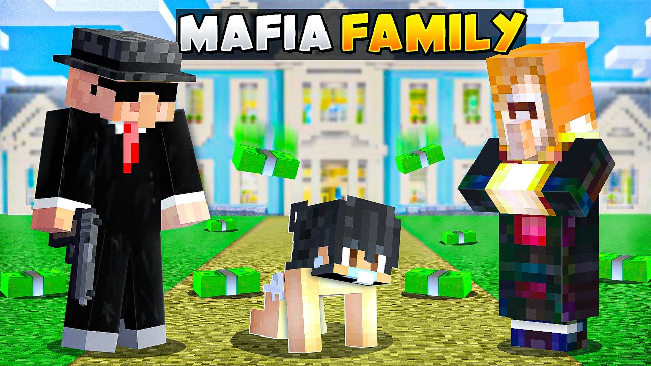 I Got ADOPTED by MAFIA FAMILY in Minecraft!